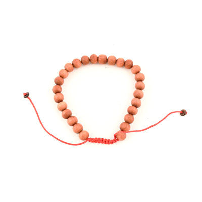 Wrist Mala- Sandalwood Scented with Drawstring