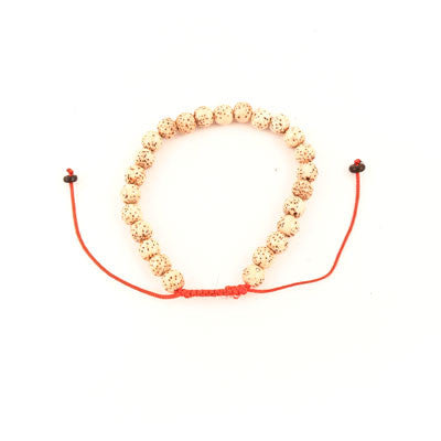 Wrist Mala- Lotus with Drawstring