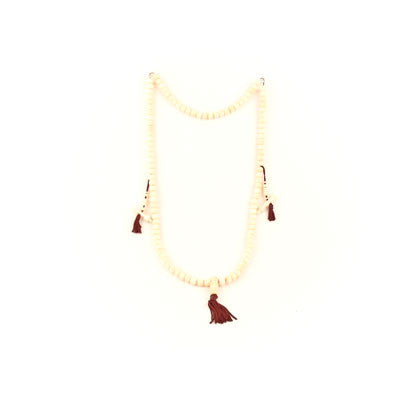Mala- Bone with Counters- Small White