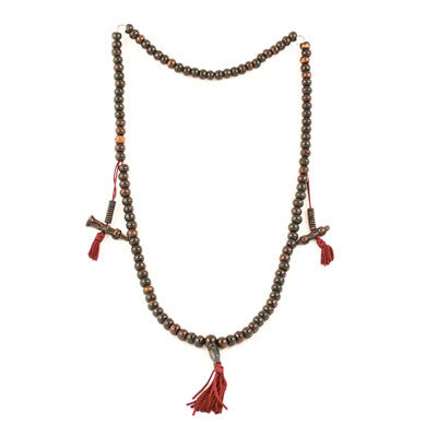 Mala- Bone with Counters- Small Dark