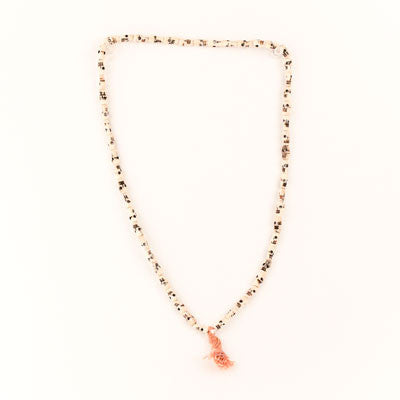 Mala- White Bone Skull Short