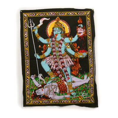 Kali- Fabric Wall Hanging with Sequins