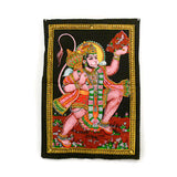 Hunuman (Monkey God)- Fabric Wall Hanging with Sequins