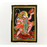 Hunuman (Monkey God)- Fabric Wall Hanging with Sequins