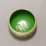 Alloy Bowl with Stick- Green- Extra Small