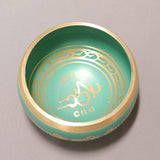 Alloy Bowl with Stick- Green- Medium