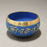 Alloy Bowl with Stick- Blue- Extra Small