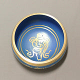 Alloy Bowl with Stick- Blue- Small
