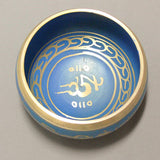 Alloy Bowl with Stick- Blue- Medium