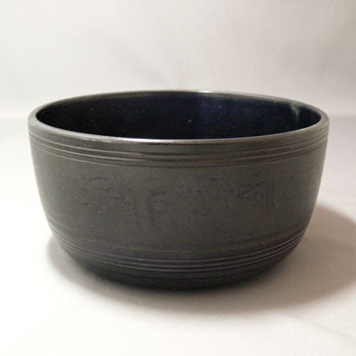 Alloy Bowl with Stick- Seated Buddha- Small