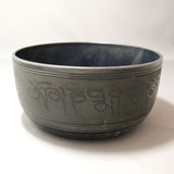 Alloy Bowl with Stick- Seated Buddha- Medium