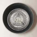 Alloy Bowl with Stick- Seated Buddha- Medium