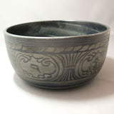Alloy Bowl with Stick- Seated Buddha- Large