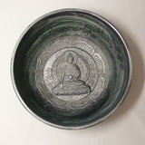 Alloy Bowl with Stick- Seated Buddha- Large