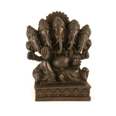 Ganesh- Multi-Headed Ganesh Resin Statue