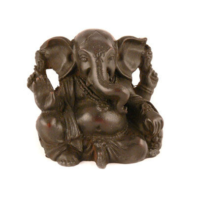 Ganesh- Extra Small Sitting Ganesh Resin Statue