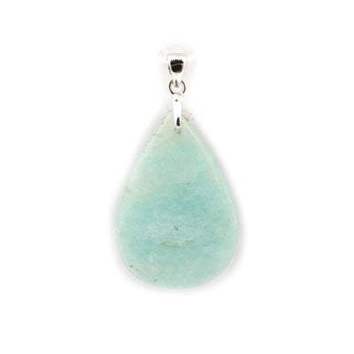 Amazonite- Lac St. Jean, PQ. Teardrop Pendant