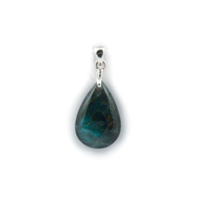 Labradorite- Labrador, Canada. Small Teardrop Pendant