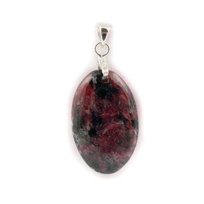Eudialyte- Grenville, PQ. Oval Pendant