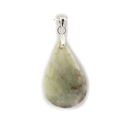 Yellow Scapolite- Grenville, PQ. Teardrop Pendant
