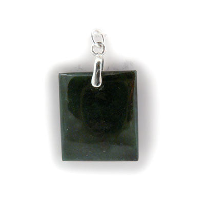 Jade- British Columbia. Rectangular Pendant