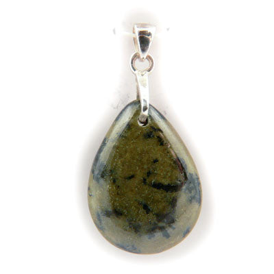 Epidote- Marmora, ON. Teardrop Pendant