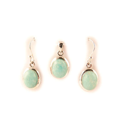 Oval Amazonite Set
