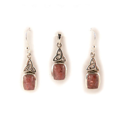 Celtic Triad with Red Aventurine Set
