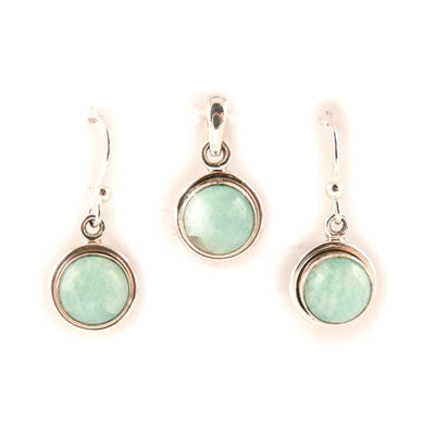 Round Amazonite Set
