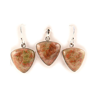 Large Triangle Unakite Set