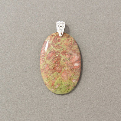 Mountaingrove Unakite- Oval Pendant