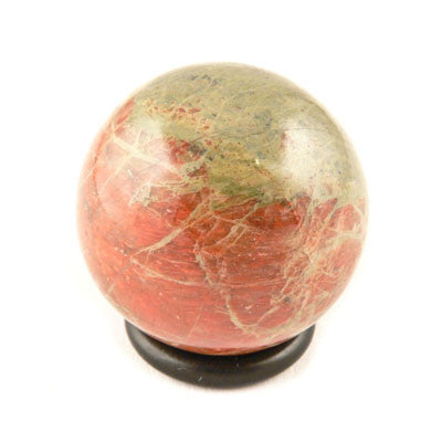 35mm- Laurentian Sheild Unakite Sphere- Mountaingrove, ON