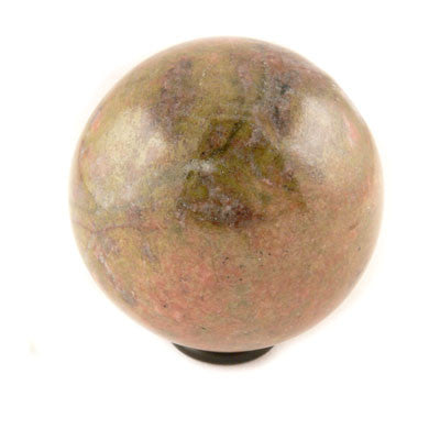 60-65mm- Laurentian Sheild Unakite Sphere- Marmora, Hastings County, ON