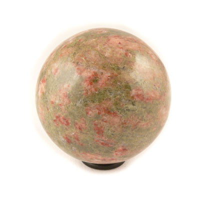 70-75mm- Laurentian Sheild Unakite Sphere- Marmora, Hastings County, ON
