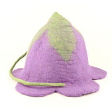 Felt Flower Hat with Stem- Various Colours