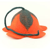 Felt Flower Hat with Stem- Various Colours