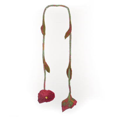 Felt 2 Lily Garland/Belt- Red with Green