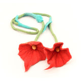 Felt 2 Lily Garland/Belt- Red with Green