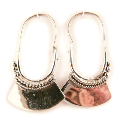 EP89- Plain Sterling Silver Blade Earrings