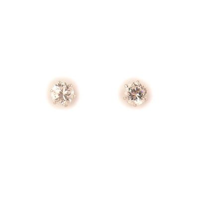 5mm- Cubic Zirconium (CZ) Stud Earrings