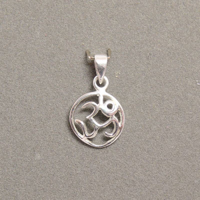 Circle Om Pendant- Small