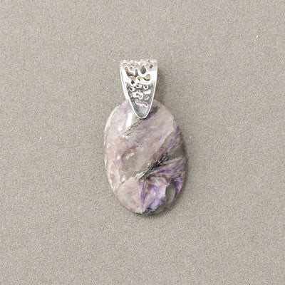 Charoite- Oval Pendant