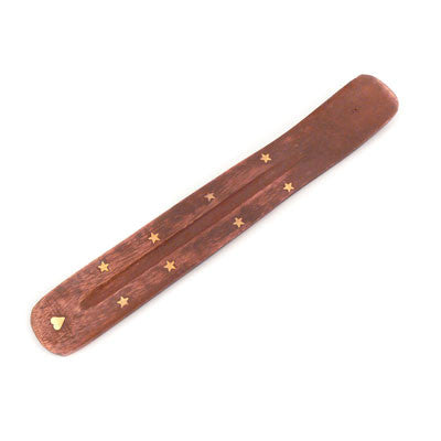 Incense Holder- Flat Long Board with Inlay
