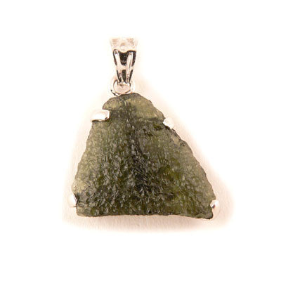 6.0 grams- Sterling Silver Moldavite Pendant