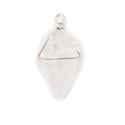 Wire Wrap Arrowhead- Crystal