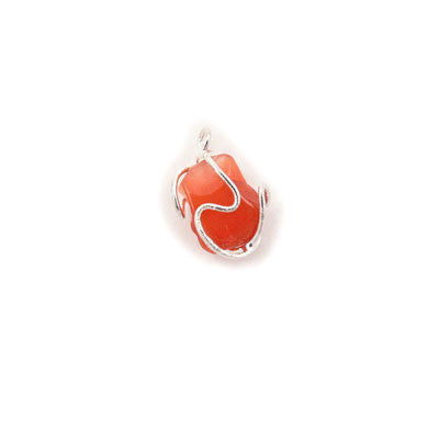 Extra Small Gemlettes with Wire Cage- Carnelian