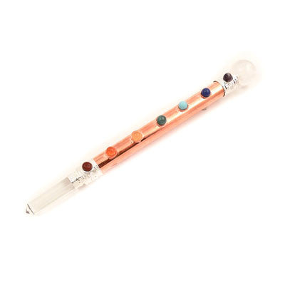 Copper Wand with Chakra Stone