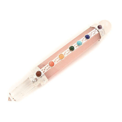 Chakra Wand- Rose Quartz