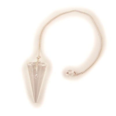 6 Sided Pendulum- Crystal