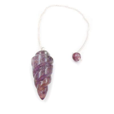 Spiral Cone Pendulum- Amethyst